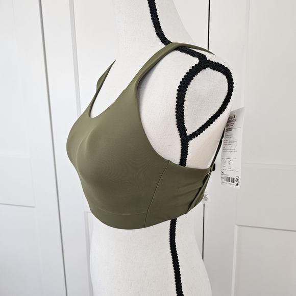 Athleta NWT Advance Sprint Bra Aoli Green Size 34D #632006 - Picture 2 of 10
